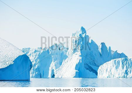 Big Icebergs In Greenland