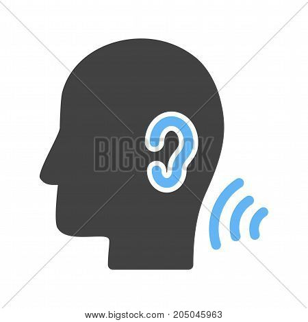 Listening, skills, understand icon vector image. Can also be used for soft skills. Suitable for mobile apps, web apps and print media.