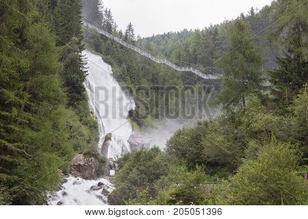 Waterfall In The Austrian Alps