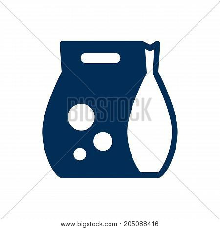 Vector Washing Powder  Element In Trendy Style.  Isolated Detergent Icon Symbol On Clean Background.