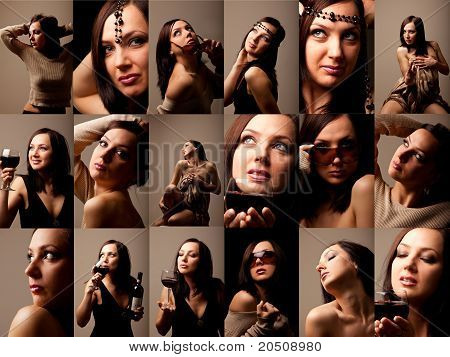 Collage Of Sexy Woman