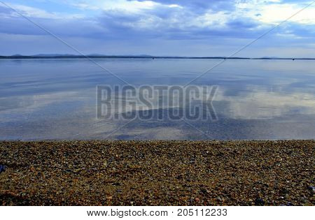 Cloudy Morning At The Lake