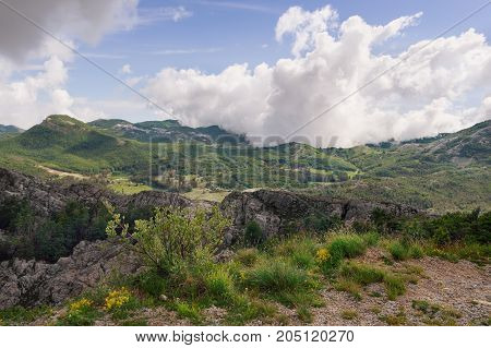 Montenegro. Mountain view of Lovсen National Park