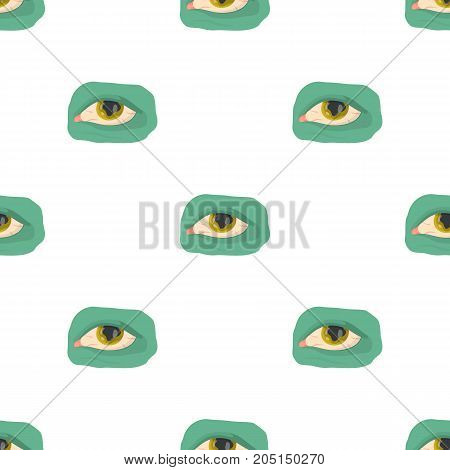 Eye single icon in cartoon style.Eye, vector symbol stock illustration .