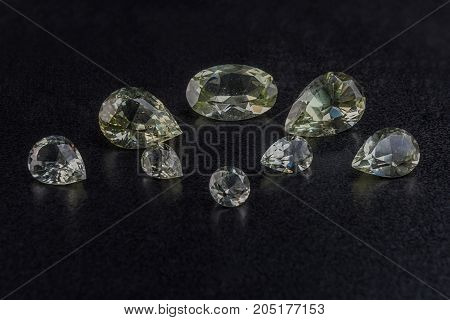 Berill mineral stone is used in jewelry