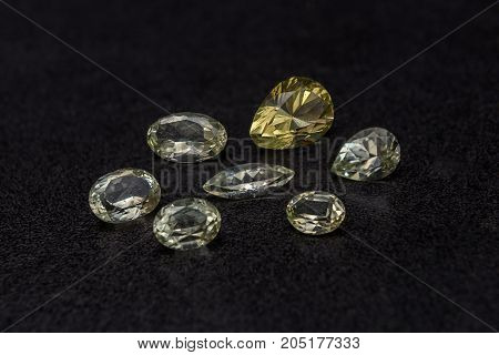 Berill mineral stone is used in jewelry