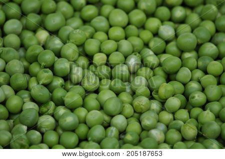 Nuts young pea seeds green peeled bulk