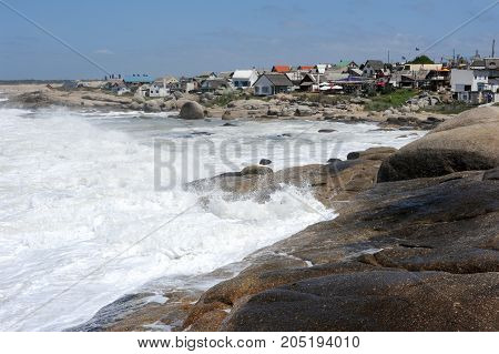 Punta Del Diablo Beach In Uruguay