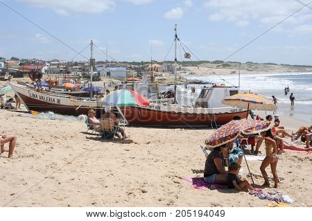 Punta Del Diablo Beach In Uruguay