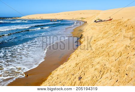 The Beach Of Barra De Valizas
