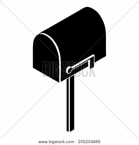 House postbox icon. Simple illustration of house postbox vector icon for web design isolated on white background