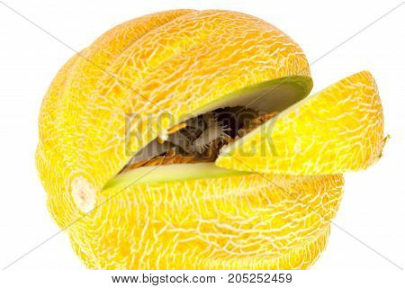 Melon Isolated On White Clipping Path