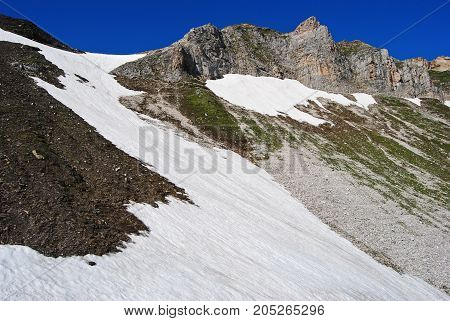 Hochtor mountain 2504m in Hohe Tauern national park, Austria.