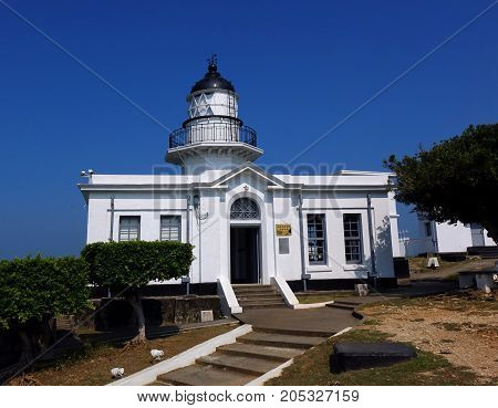 Old Lighthouse Overlooking Kaohsiung Harbor