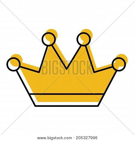 crown jewelry luxury fantasy precious vector illustration