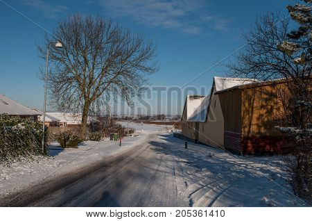 Farm In The Danish Village Of Kastrup In Denmark