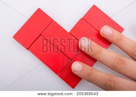 Colorful Domino Pices Are Forming A Sun Shape
