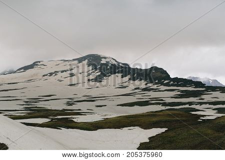 Mount Aragats, Armenia. horizontal shot in the afternoon