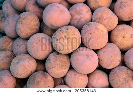 Santol Fruit Fresh background note subject is blurry :ideal use for background.