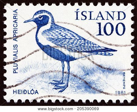 ICELAND - CIRCA 1981: A stamp printed in Iceland from the 