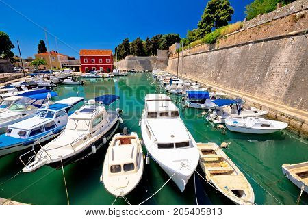 Zadar Defense Walls And Fosa Harbor View