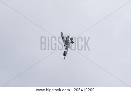 Taby Orebro Sweden Sept 02 Air Show Fokke D7 Airplane Flying
