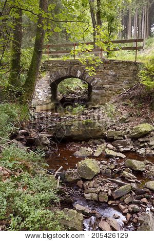 Old Bridge Over Little Stream, Eifel