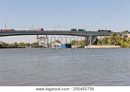 Transportation Of Goods And Petroleum Products On Barges On The Volga-don Shipping Canal