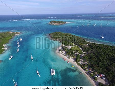 Sky View - Tobago Cays - Saint-Vincent et les Grenadines