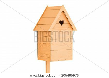 Nest box 3D rendering isolated on white background