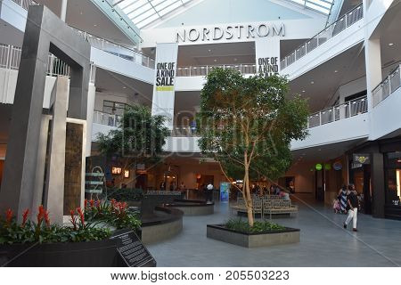 BLOOMINGTON, MINNESOTA - JUL 27: Mall of America in Bloomington, Minnesota, as seen on July 27, 2017. It is the second largest mall in terms of leaseable space and the largest mall in the United States in terms of total floor area.
