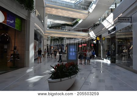BLOOMINGTON, MINNESOTA - JUL 27: Mall of America in Bloomington, Minnesota, as seen on July 27, 2017. It is the second largest mall in terms of leaseable space and the largest mall in the United States in terms of total floor area.