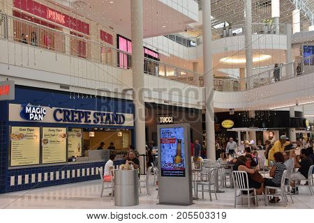 BLOOMINGTON, MINNESOTA - JUL 27: Mall of America in Bloomington, Minnesota, as seen on July 27, 2017. It is the second largest mall in terms of leaseable space and the largest mall in the United States in terms of total floor area.