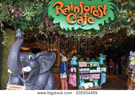 Bloomington, Minnesota - Jul 27: Rainforest Cafe At Mall Of America In Bloomington, Minnesota, As Se