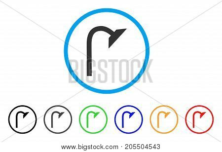 Shower Pipe rounded icon. Style is a flat shower pipe gray symbol inside light blue circle with black, gray, green, blue, red, orange variants. Vector designed for web and software interfaces.