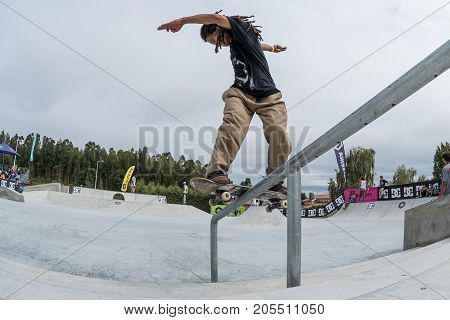 Matheus Freitas During The 4Th Stage Dc Skate Challenge