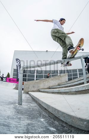 Tiago Lopes During The 4Th Stage Dc Skate Challenge