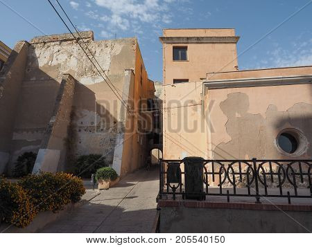 Casteddu (meaning Castle Quarter) In Cagliari