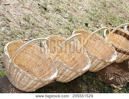 Handmade Wicker Baskets For Sale