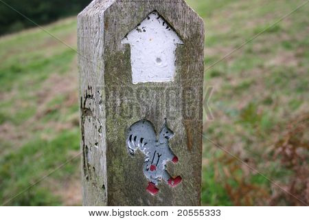 Leden vägen Post Carving