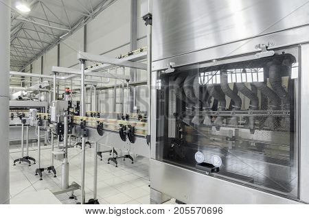 Factory For Bottling Beverages In Cans