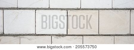 Building brick wall background. White wall texture and background