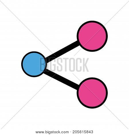 share social media monile icon vector illustration