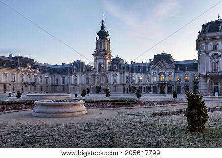 The Festetics baroque castle in Keszthely Hungary