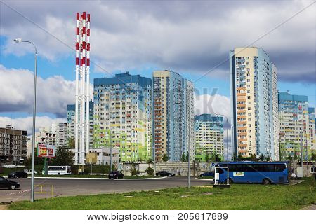 District With Gas Boiler House