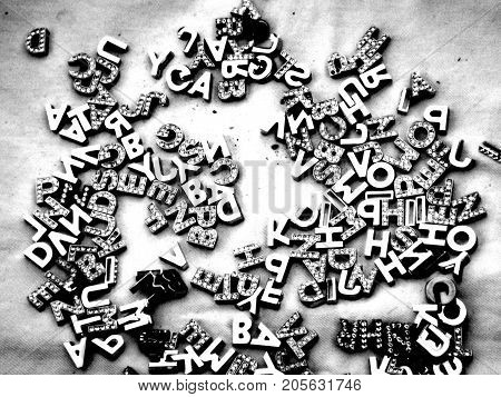 Jumbled words describing a garbled thought process