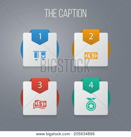 Icon Luck Set Of Wealthy, Mastercard, Profit And Other Vector Objects