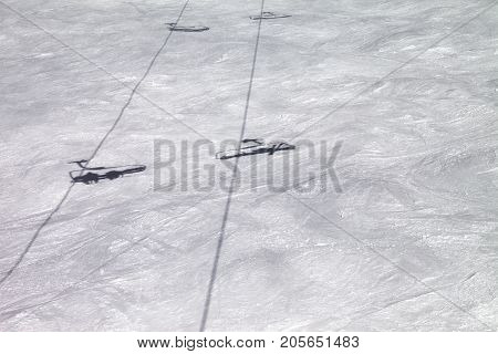 Shadows From Chair Lift