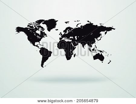 Detailed World Map.