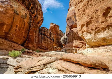 This area is called Hell's Kitchen it's in Colorado's National Monument Park just outside of Grand Junction.